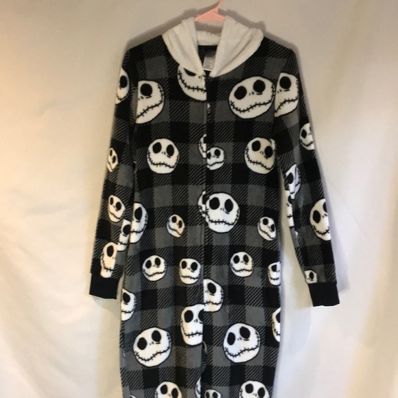 Disney the Nightmare before Christmas Jack Skeleton one piece jumpsuit Sz 4/6 - Picture 1 of 14